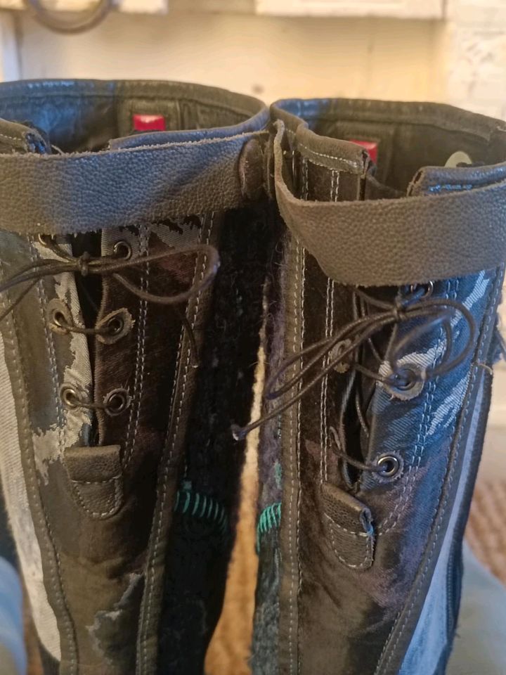 Högl Stiefel, Leder, Materialmix, Patchwork 37,5 bis 38 in Boppard