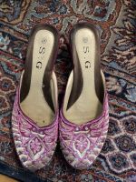 Schlappen Slipper orientalisch rosa München - Hadern Vorschau