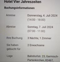 Hotel - BMW Motorrad Days 2024, 3 Nächte, 2 Personen Bayern - Garmisch-Partenkirchen Vorschau