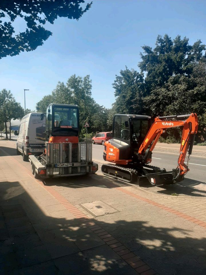 3.0 Tonnen Minibagger Bagger Vermietung aus der Region Mieten in Wedemark