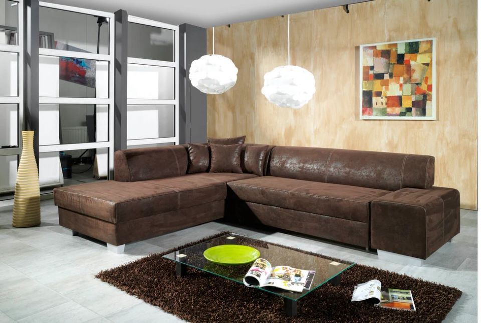 Couch L Form schlaffunktion brau in Bengel