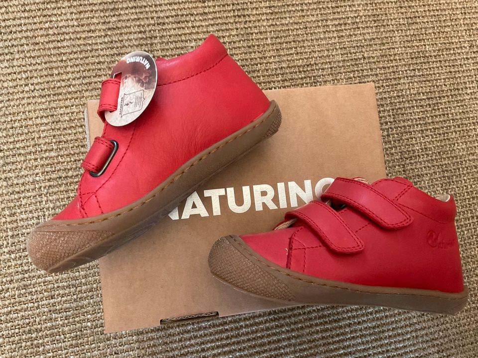 NEU! Naturino COCOON VL nappa red Klettschuh Gr. 24 in Berlin