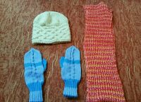 Winterset: Mütze+Schal+Handschuhe, selfmade Mecklenburg-Vorpommern - Ducherow Vorschau