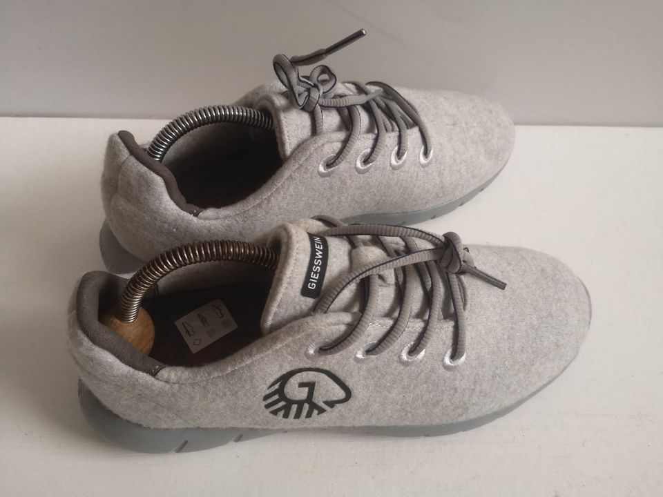 Damen Schuhe Sneaker GIESSWEIN Merino Runners Gr 40 grau Wolle in Duisburg