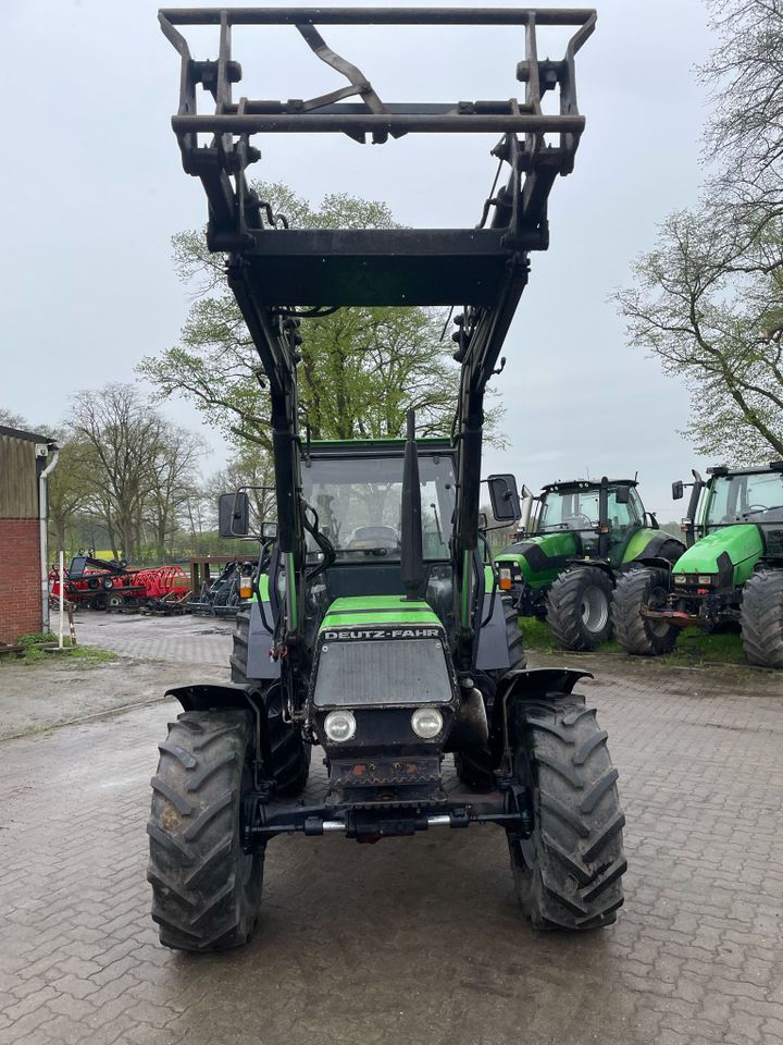 Deutz Dx 3.60 mit Frontlader , Breitreifen, 40Km/h in Hamersen