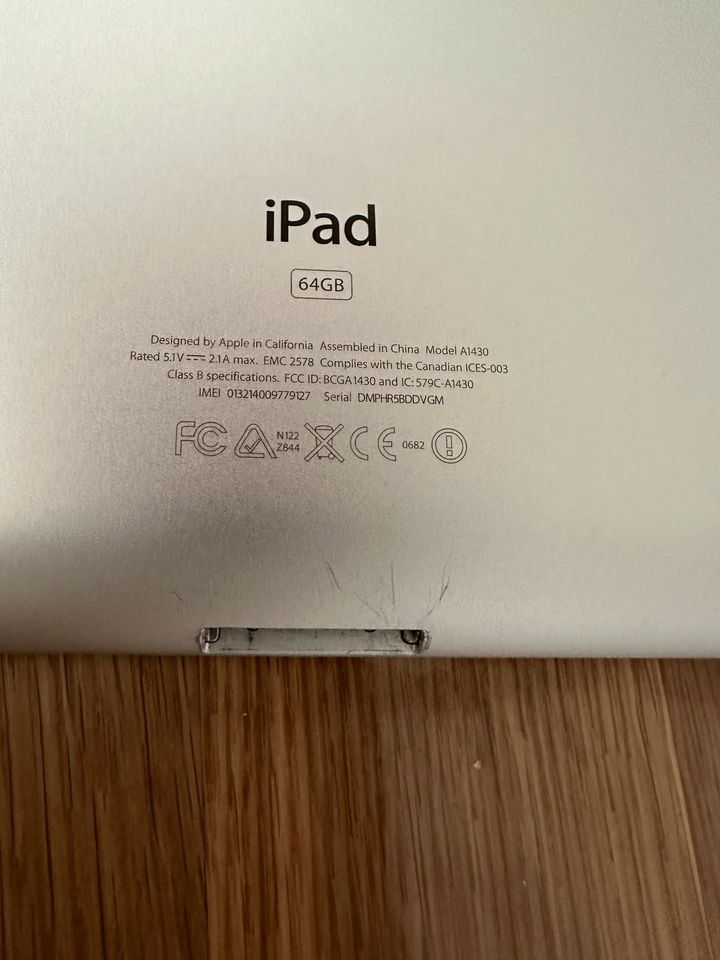 Apple iPad 3. Generation   Model A 1430 64GB in Lichtenstein