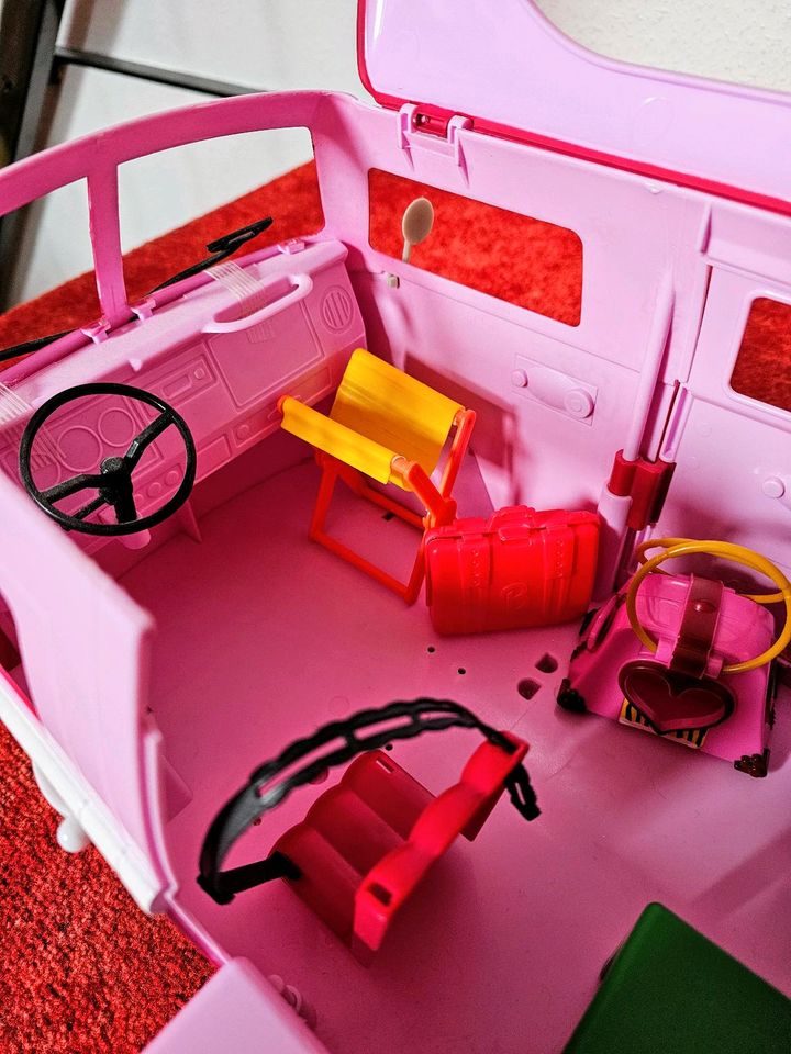 ❤️ Barbie Wohnmobil Auto Mädchen Spielzeug Spiel Auto Puppen Sach in Bramsche