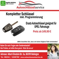 Opel ✅ Ersatz-Autoschlüssel Nachmachen Reparieren Programmieren Bayern - Bobingen Vorschau