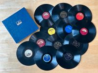 12 Schellackplatten in Album (blau) mit Jazz, Swing, Blues usw. Nordrhein-Westfalen - Oberhausen Vorschau