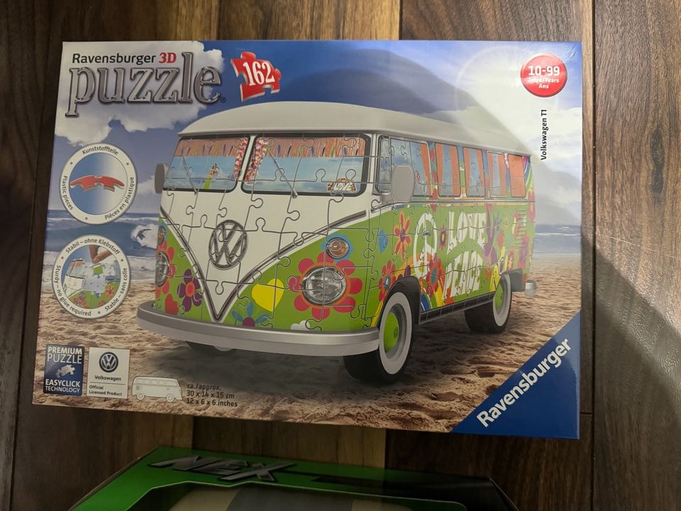 VW T1 Set Neu - Puzzle + Welly Nex in Heide