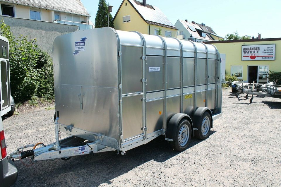 Ifor Williams TA510 Viehanhänger Rampe & Türen 372 x 178 x 182 cm in