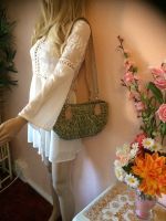 True Vintage Korb Tasche Strandtasche Baumwolle Goa Boho Hippie Bayern - Berchtesgaden Vorschau