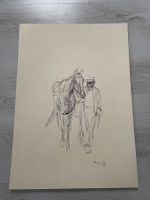 Bild aus Nachlass Mann mit Pferd Hessen - Usingen Vorschau