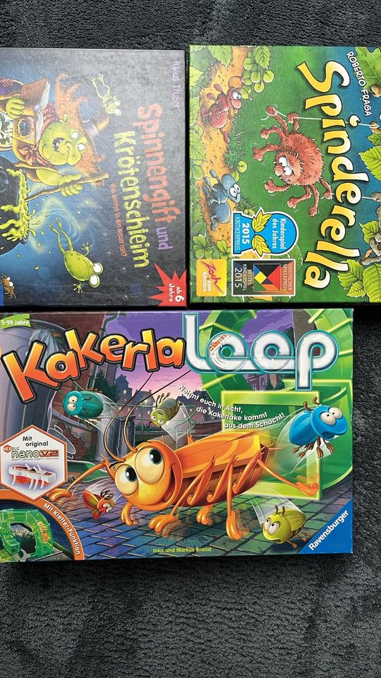 Spiele Kakerlaloop Spinnengift und Krötenschleim Spinderella in Klötze