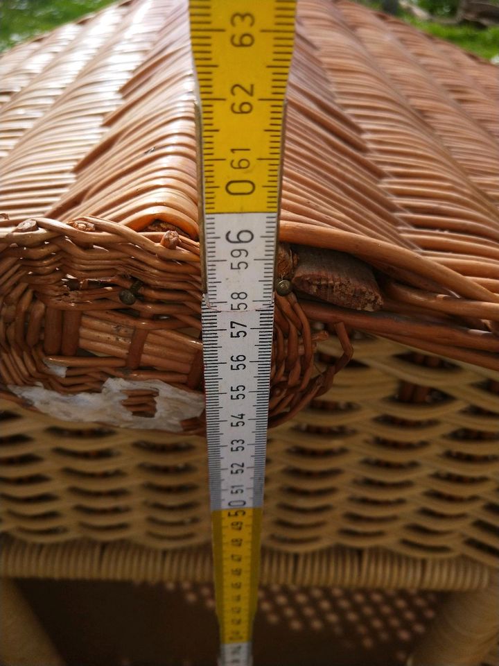 Hundehütte Katzenhaus Boho Rattan Korbgeflecht in Düsseldorf