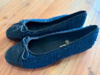 Chanel Tweed Ballerina, Gr. 41, blau, NEU Bayern - Eitting Vorschau