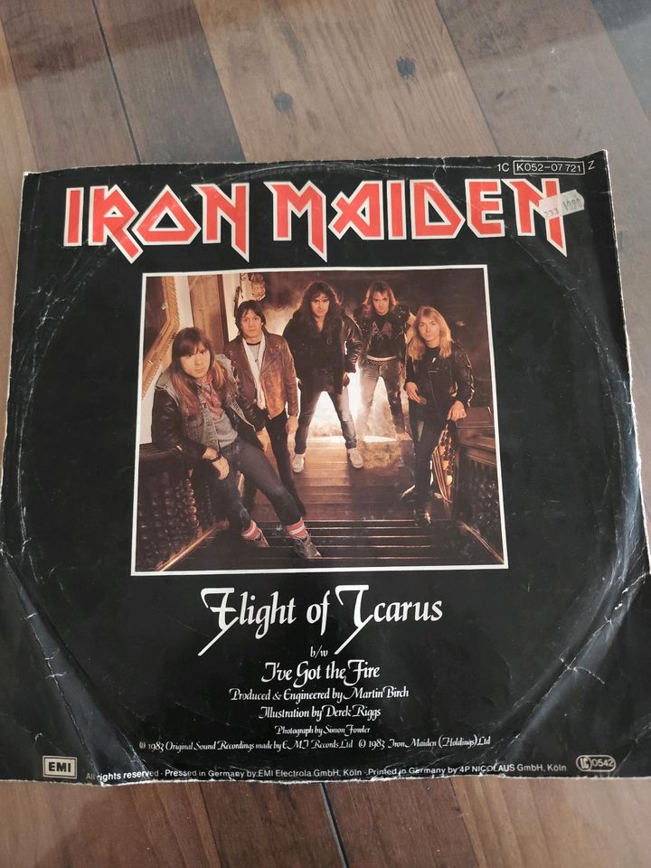 Iron Maiden Maxi LP  original von 1983 vynil in Hochdorf