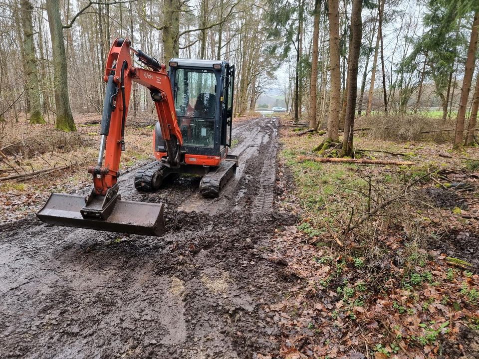 Baggerarbeiten in Ranstadt