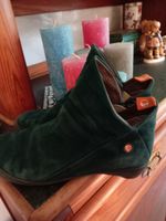 SOFTINOS DAMEN LEDER WILDLEDER BOOTS SCHUHE STIEFELETTEN 37 GRÜN Nordrhein-Westfalen - Herzogenrath Vorschau