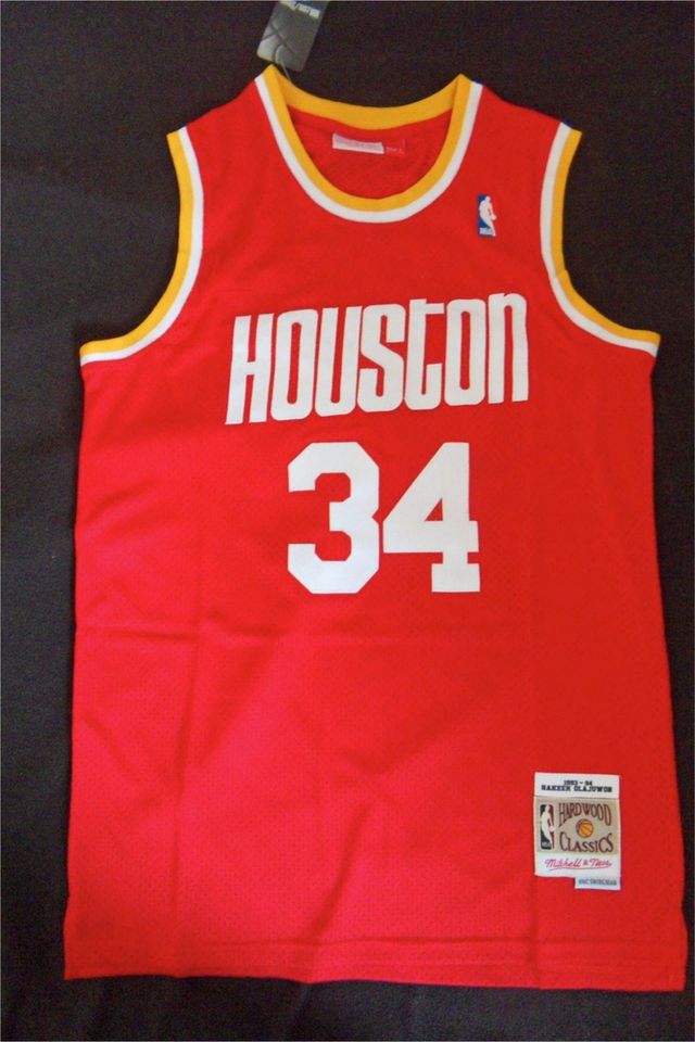 Hakeem Olajuwon Houston Rockets Trikot Rot in Köln