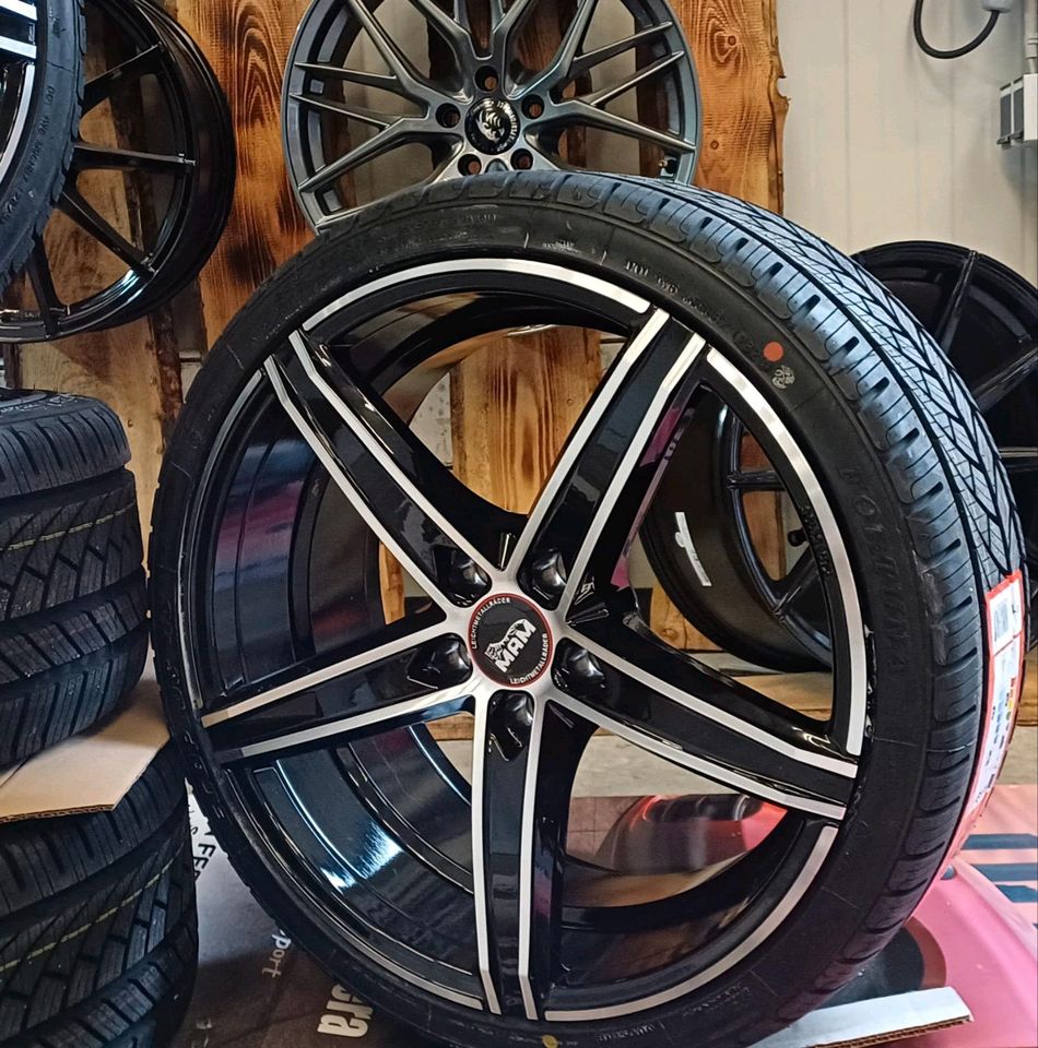 19 Zoll Alufelgen mit Sommerreifen für Mercedes A B C E S M Klasse CLA CLC CLK CLS CL GLA GLB GLC GLK SLK SLC BMW 1er 2er 3er 4er 5er 6er 7er X1 X2 X3 Z4 Audi A4 A5 A6 Felgen Kompletträder Sommerräder in Lengede