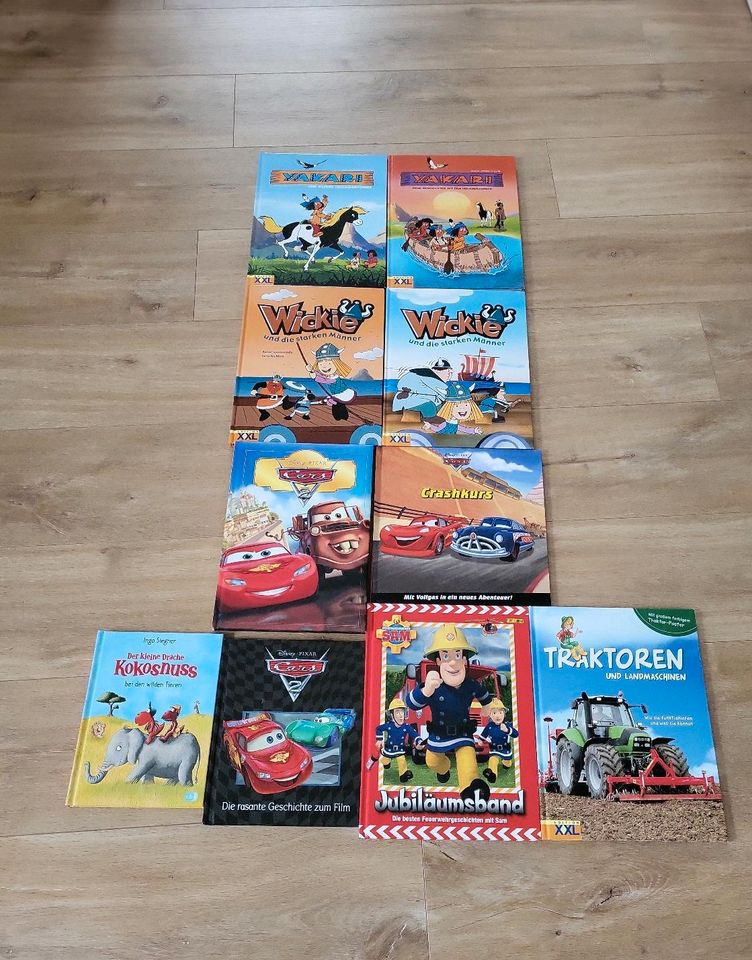 Kinderbücher/ Bücher/ Yakari/ Wickie/ Cars/ Feuerwehrmann Sam in Grünberg