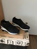 Sneakers schwarz mit leichtem Absatz und Strass Niedersachsen - Osnabrück Vorschau