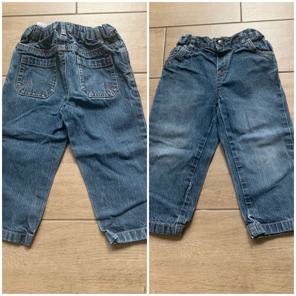 7 Kinder Hosen Jeans Gr. 74-98 in Wattenbek