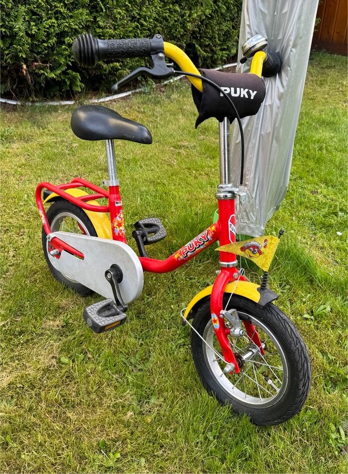 Puky 12 Zoll Kinderfahrrad rot gelb in Berlin