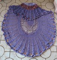 Poncho Cape Häkel Handarbeit Schultertuch Überwurf Boho Stola Baden-Württemberg - Wildberg Vorschau