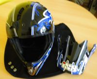 Enduro- / Motocrosshelm Fa. IXS HX269, Größe XL, schwarz/blau Sachsen-Anhalt - Halle Vorschau