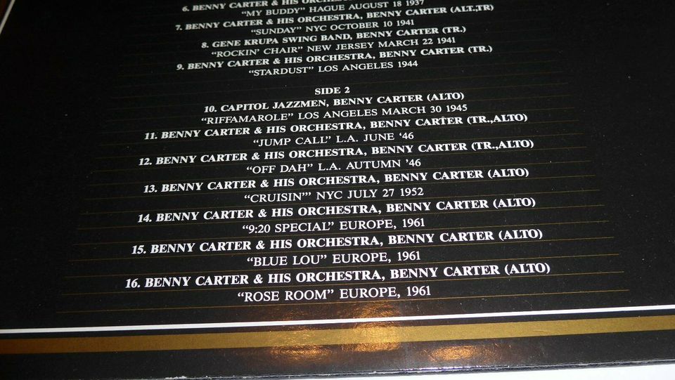 LP Benny Carter: The Benny Carter Collection (1928-61)- Italien D in Geist