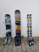 Snowboard Kind (links) mit Schuhen Gr. 40 München - Maxvorstadt Vorschau