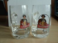 Alte Schultheiss-Bierkrüge , Glas, faciert+ 0,5 l, 2 Stück Sachsen-Anhalt - Köthen (Anhalt) Vorschau