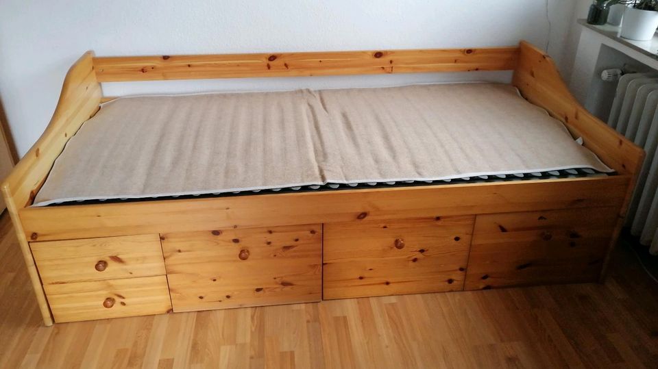 Bett aus Holz 90x200cm in Geist