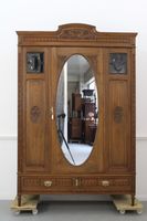 Sch820 Jugendstil Kleiderschrank Dielenschrank Antik 1900 Nussbau Wuppertal - Vohwinkel Vorschau