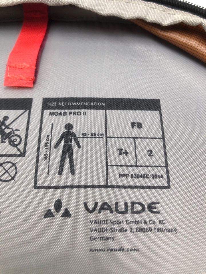 VAUDE Moab Pro 16 II Protektor Fahrradrucksack Rucksack MTB 16 L in Köln