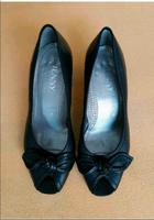 Echt Leder Schuhe Frauen schwarz Pumps Leder Thüringen - Worbis Vorschau