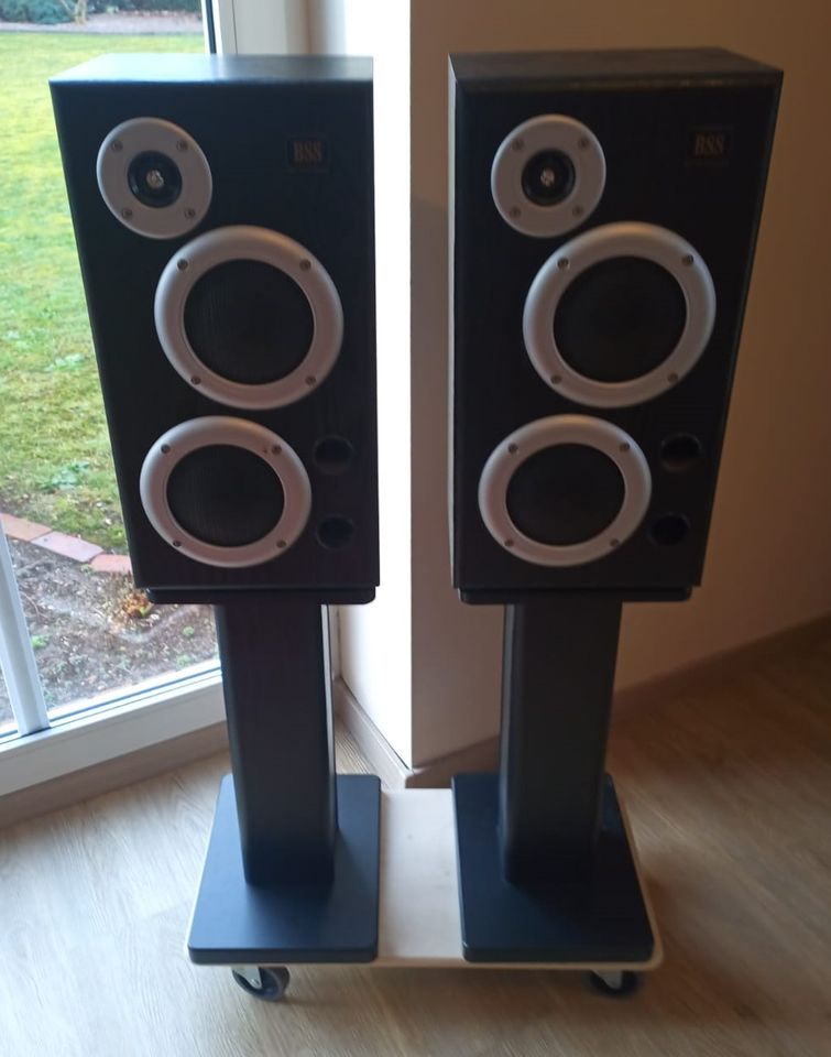 2 Top Lautsprecherboxen à 100W mit Standfuss -neuer Preis! in Friedeburg
