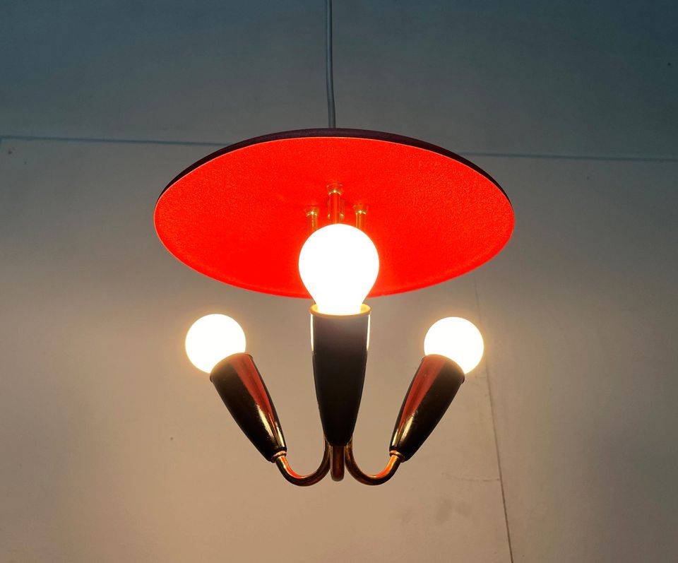 Mid Century Pendant Lamp zu 60er Space Age Stilnovo 70er 50er in Hamburg