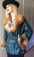 Dama   tolle Leder Jacke mit Pelz  40/42 Vintage  Teil Niedersachsen - Meine Vorschau