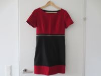 ital. Kleid, schwarz-rot, kurzarm, knielang, Gr. 36/S, neuwertig Bayern - Laufen Vorschau