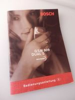 BOSCH 909 GSM Mulitiband Handy Gebrauchsanweisung Bedienung Berlin - Westend Vorschau