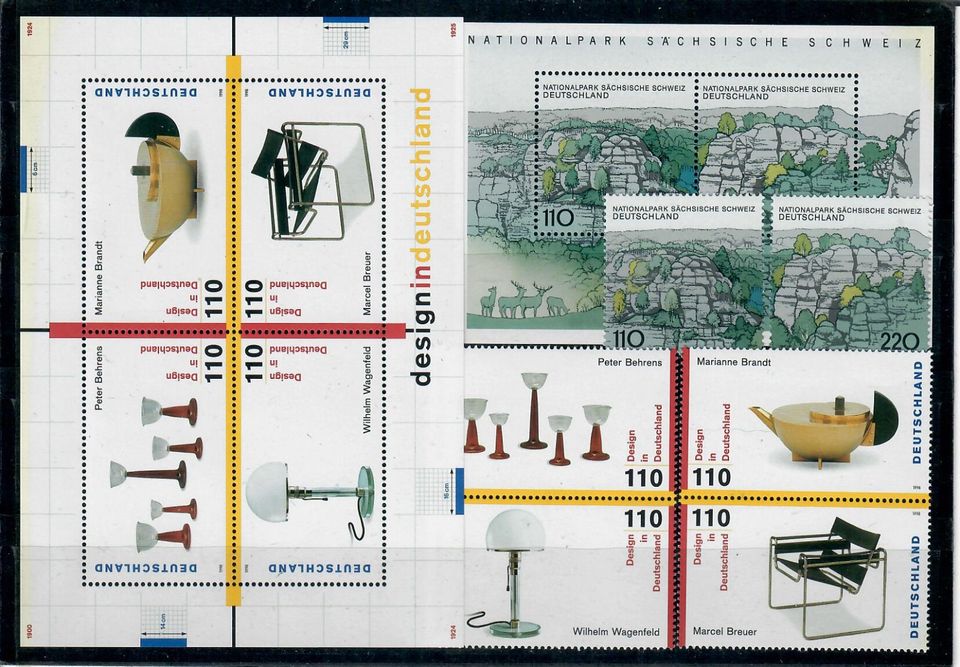 Bund BRD Jahrgang 1998 Ecke 1 mit DS + CD + BL + BEM in Bergheim