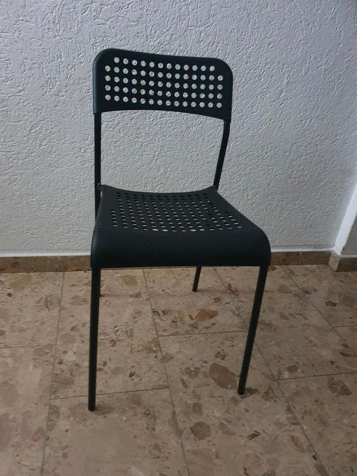 6x Stapelstühle Stuhl Stühle Ikea Adde Esszimmerstuhl in Bad Emstal