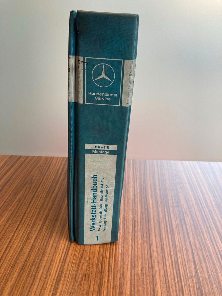 Werkstatt-Handbuch Wartung Einstellung Montage Mercedes W114 W115 in Euskirchen