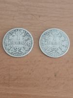 Münze 1 Mark 1875 1 Mark 1881 Thüringen - Bad Frankenhausen/Kyffhäuser Vorschau