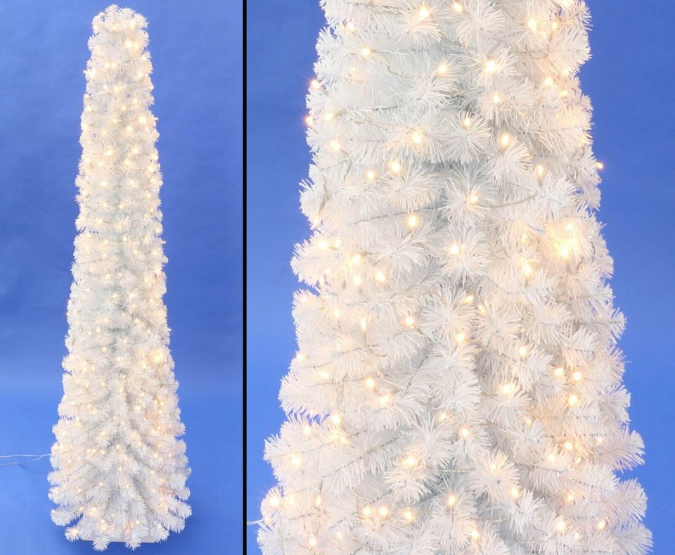 Künstliche Tannenbaum Säule Kasan 210cm mit 288 LEDs #HS13210LB in Jettenbach