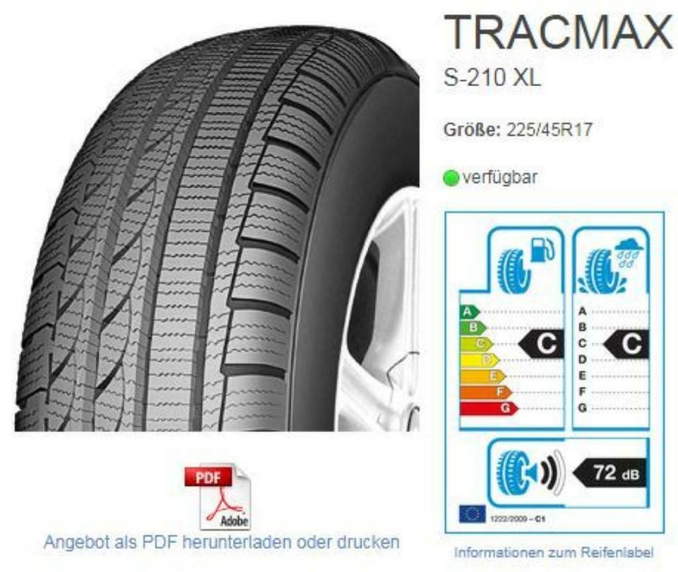 17 Zoll Felgen 5x112 Winterreifen VW Touran Cross 1T Jetta KM 16 in Hattingen