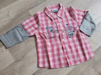 Longsleeves, Langarmshirt, Hemd rot kariert grau Gr. 80 - NEU Sachsen-Anhalt - Zerbst (Anhalt) Vorschau